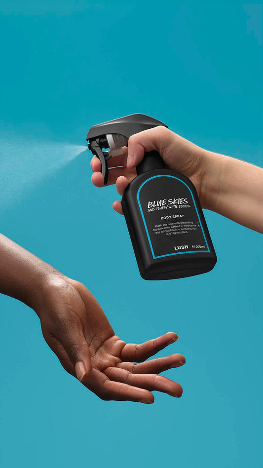 Blue Skies And Fluffy White Clouds